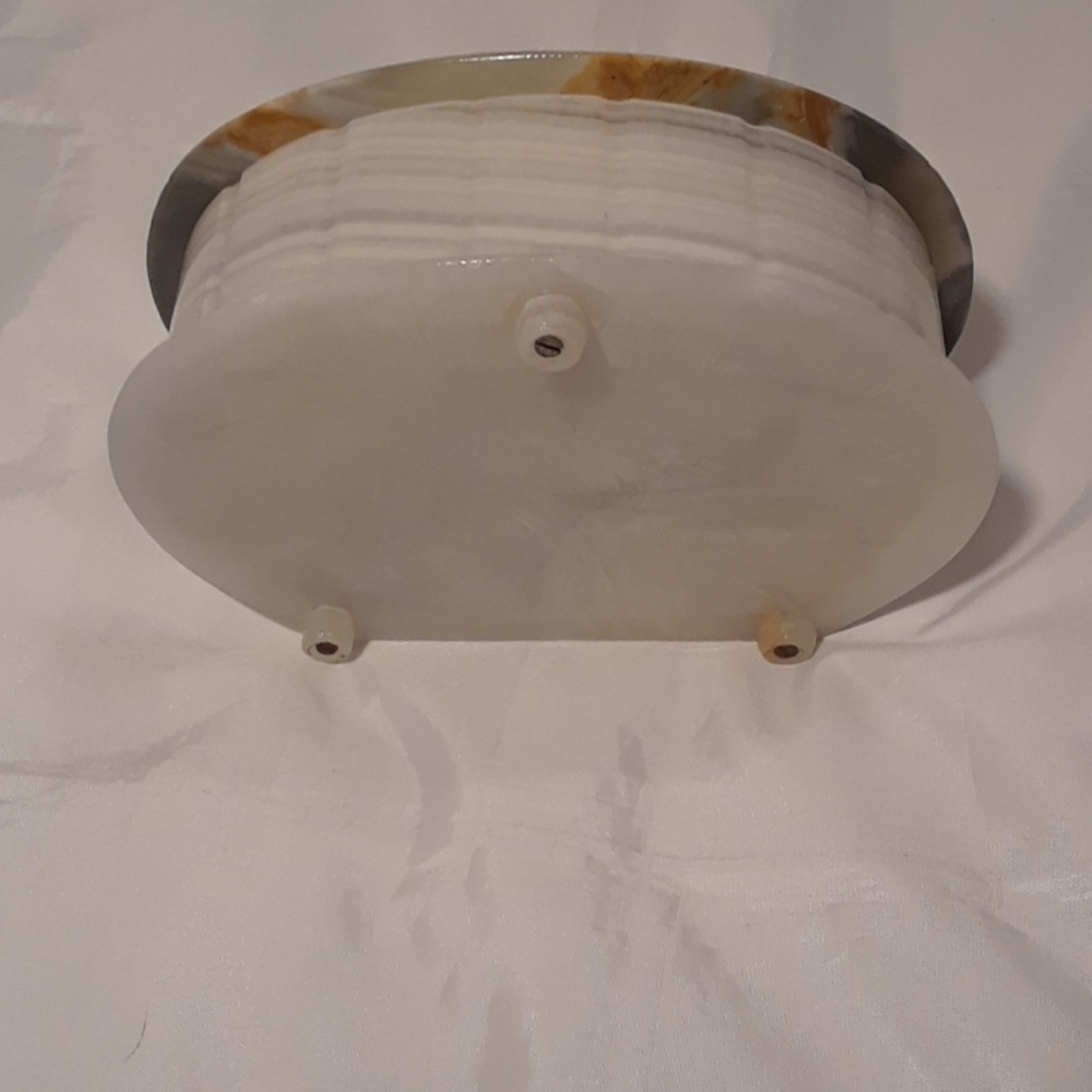 Marble trinket box clam shaped - Picture 8 of 8